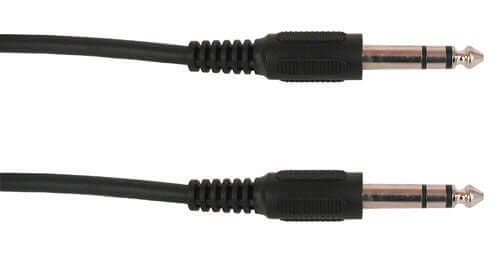 Stereo 1/4" Interconnect Male/Male Cable - Drumsplitters.com