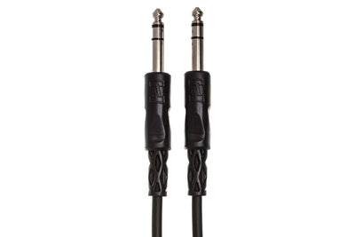 Hosa® Balanced Interconnect Cable 1/4" TRS to 1/4" TRS - Drumsplitters.com